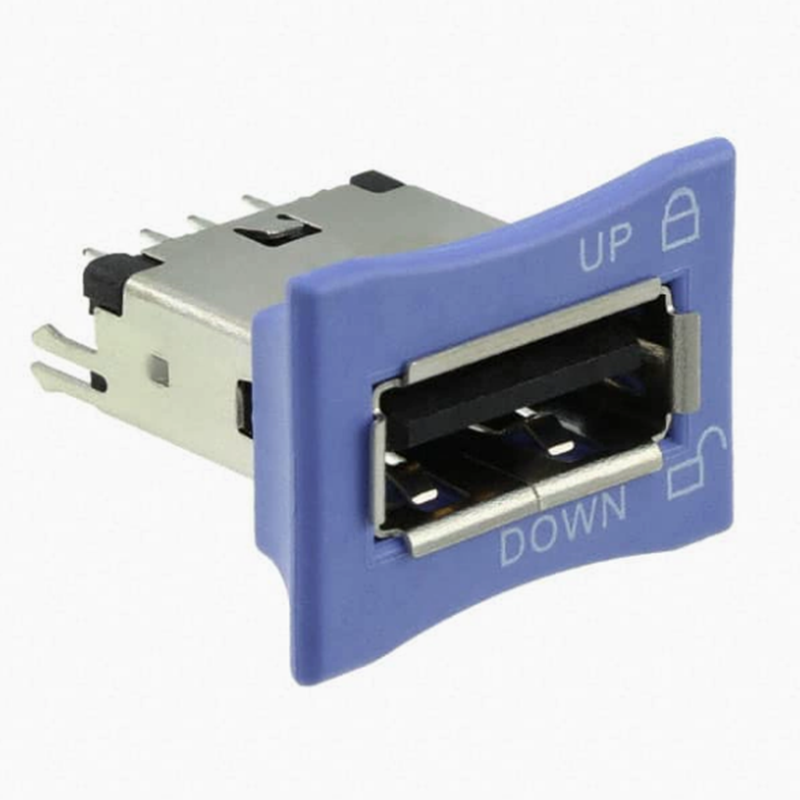 1775690-2『CONN RCPT USB2.0 TYPEA 4POS VERT』