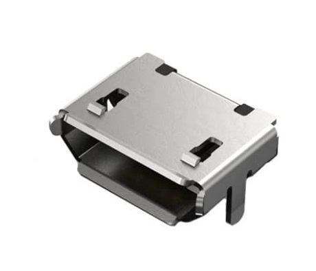 USB3075-30-A{MICRO B SKT, BOTTOM-SMT, R/A, 30}