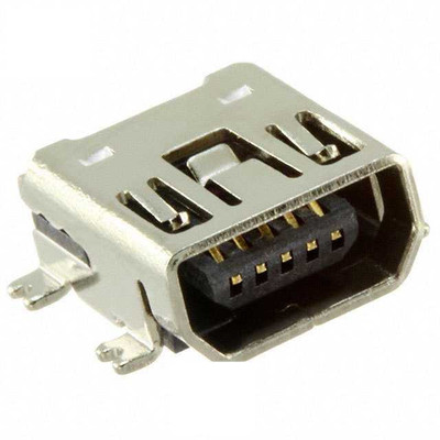 MUSB-05-F-AB-SM-A CONN RCPT USB2.0 MINI AB SMD R/A