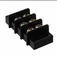 1546306-3 CONN BARRIER STRIP 3CIRC 0.374