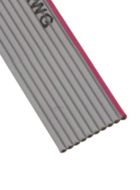 AWG28-10/G-1/300 CBL RIBN 10COND 0.039 GRAY 300'