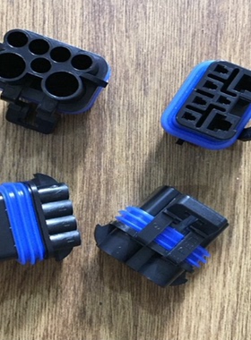 汽车连接器12059472黑色7位置母接插件