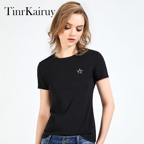 TinrKairuy圆领冰丝短袖