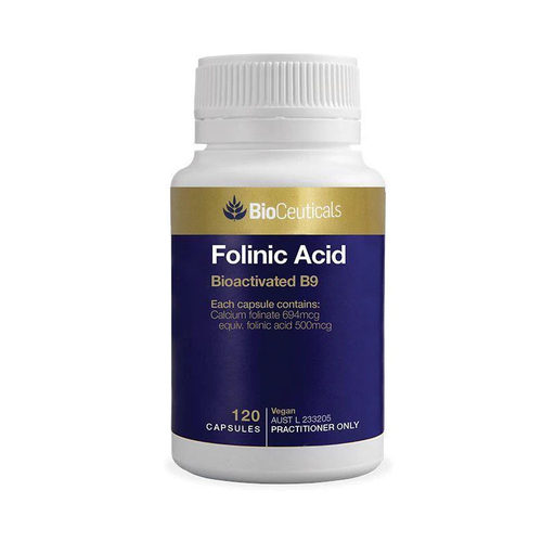 澳洲直邮 BioCeuticals Folinic Acid B9医药级孕妇叶酸片120粒