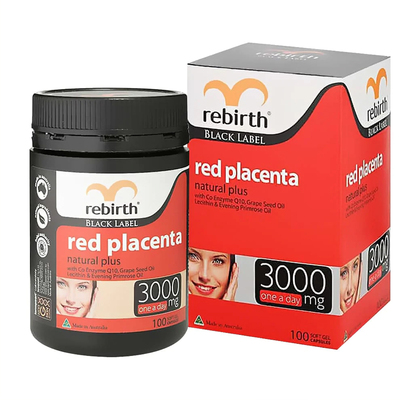 【女性养身】Rebirth Red Placenta 羊胎素胶囊3000mg 100粒 直邮