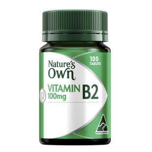 澳洲直邮NATURES OWN维生素B2核黄素维他命B2辅酶代谢100mg100粒