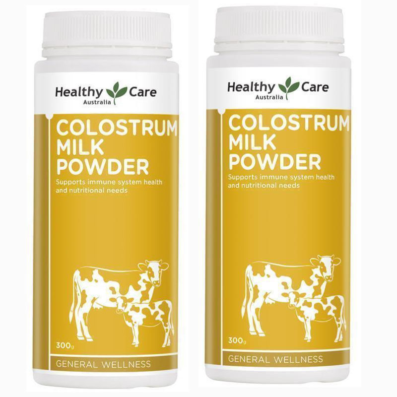 2罐价/澳洲直邮 Healthy Care HC 牛初乳粉 300g全脂奶粉增强免yi