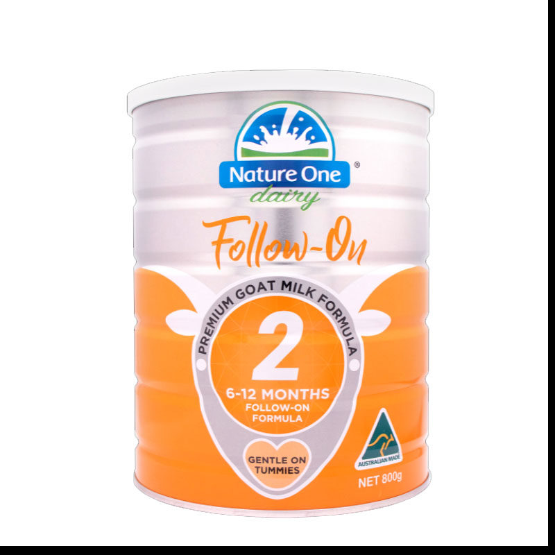 6罐 澳洲直邮NATURE ONE 奥纯冠铂金婴幼儿羊奶粉二段 6-12个月