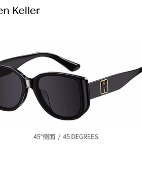 【王一博同款】海伦凯勒新款太阳镜男女潮流猫眼墨镜防紫外线2711