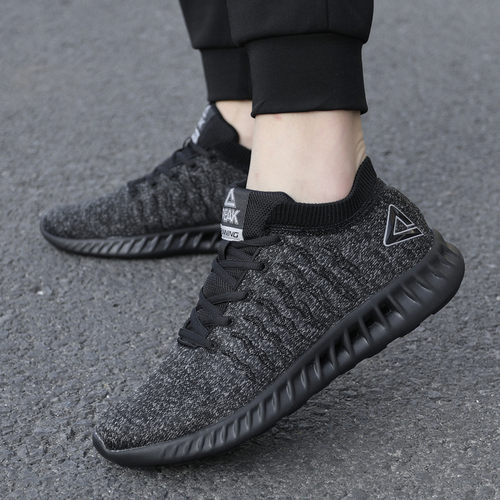 匹克新款轻便跑步鞋网面透气