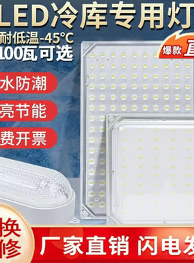 冷库专用led灯防水防潮防爆三防20W35瓦卫生间浴室低压冻库冰库灯