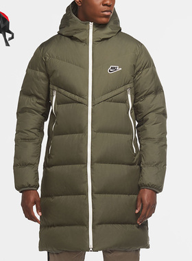 Nike/耐克正品冬季男子保暖运动中长款羽绒服CU4409-380