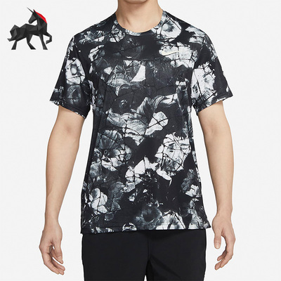 耐克短袖男子印花运动T恤
