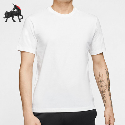 Nike/耐克正品夏季宽松男子运动圆领短袖T恤衫BQ2971-100