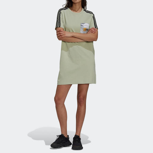 阿迪达斯三叶草女子运动连衣裙