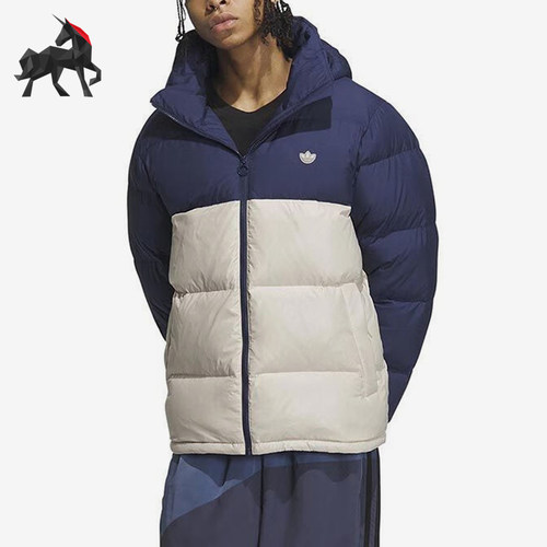 阿迪达斯正品男子保暖羽绒服