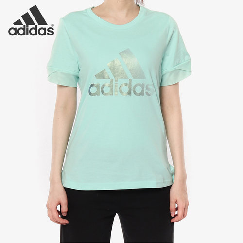 Adidas/阿迪达斯正品GFX T FEM 1 女子休闲运动透气短袖T恤DY8613