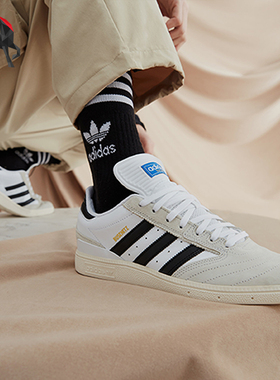 Adidas/阿迪达斯正品三叶草BUSENITZ男女低帮休闲板鞋FV5877