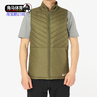 Nike/耐克正品棉茄克男运动保暖棉服马甲防风背心 AH0547-395