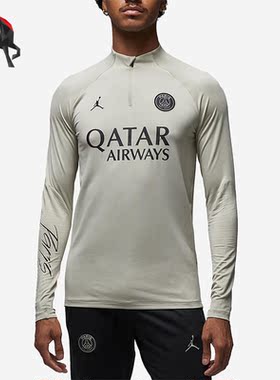 Nike/耐克正品巴黎圣日耳曼半拉链男子运动长袖T恤DZ0844-231