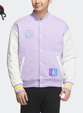 Adidas/阿迪达斯正品男女同款休闲运动棒球棉服IK5428