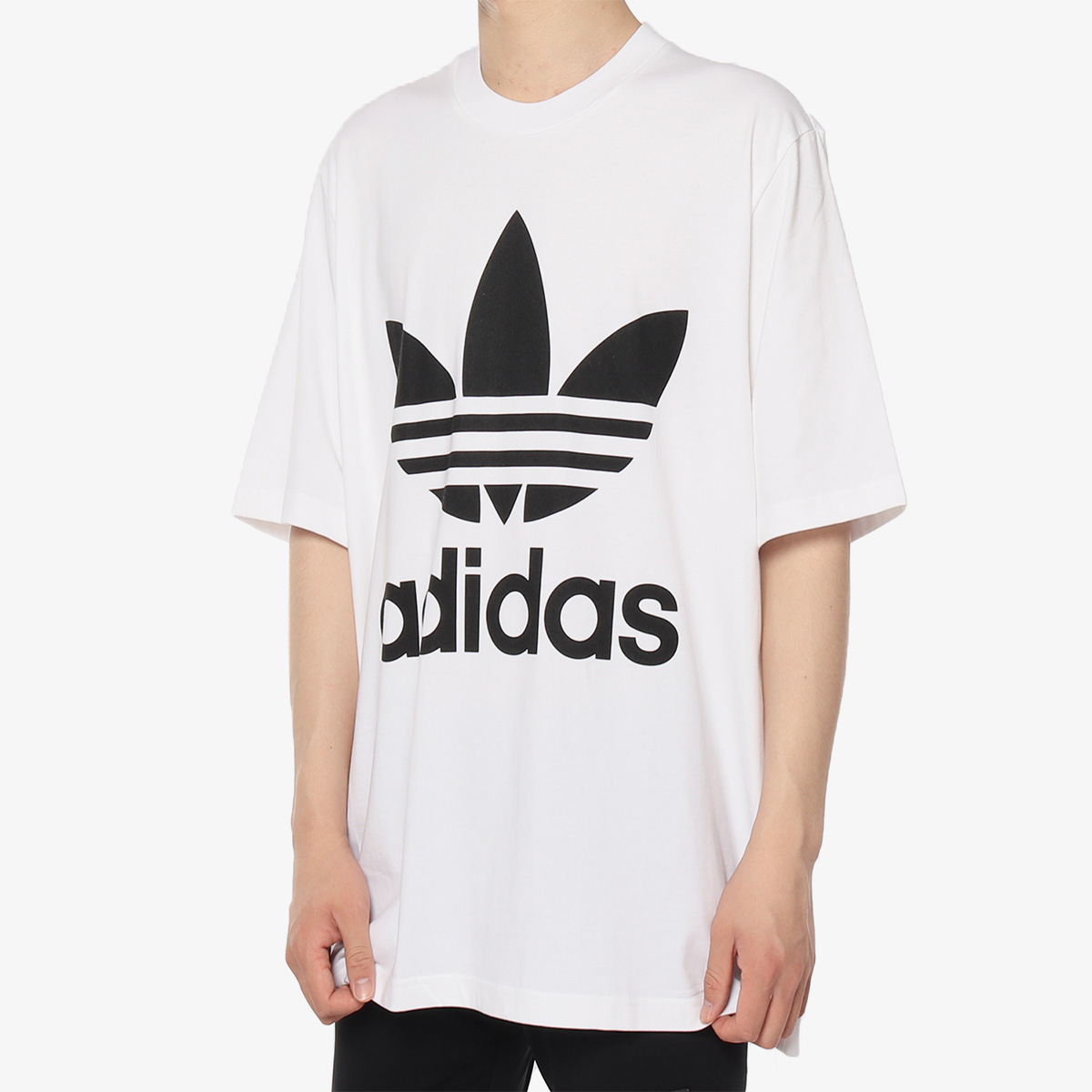 三叶草男子休闲短袖圆领t恤