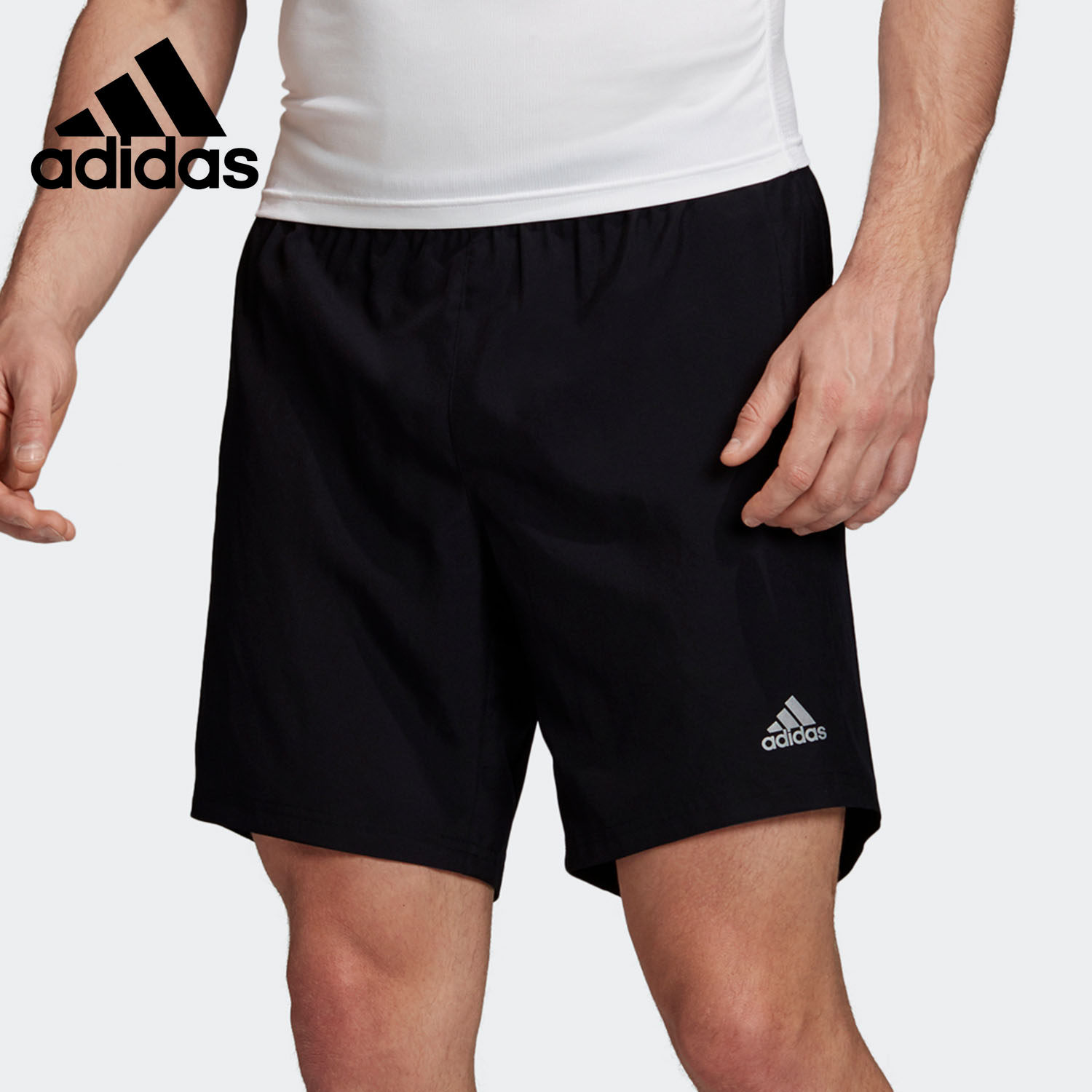 Adidas/阿迪达斯正品 RUN IT SHORT 男子跑步运动短裤 FS9808