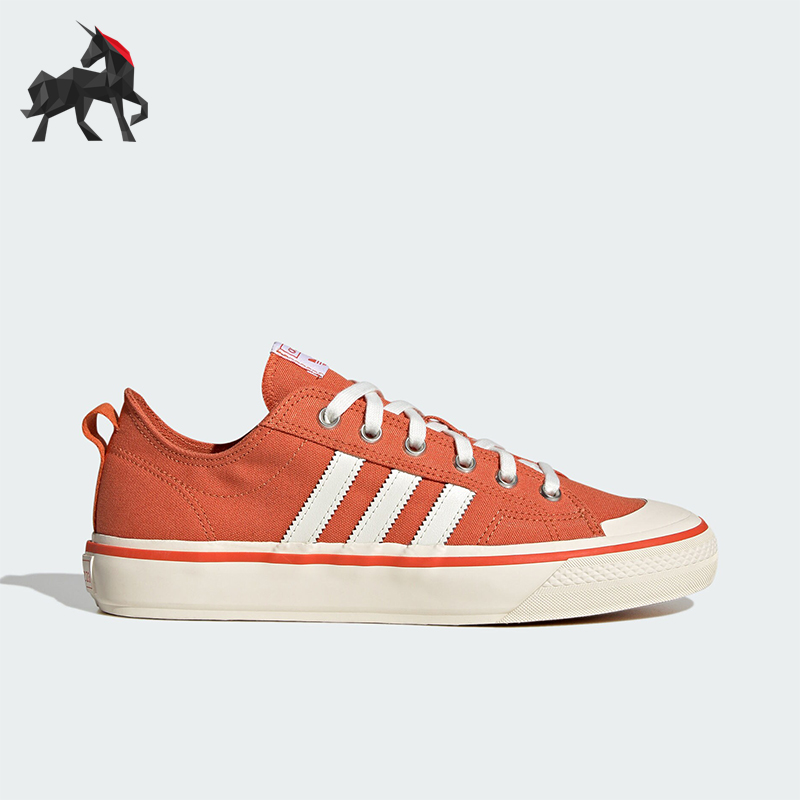 Adidas/阿迪达斯正品三叶草男士经典低帮运动帆布鞋HQ8565