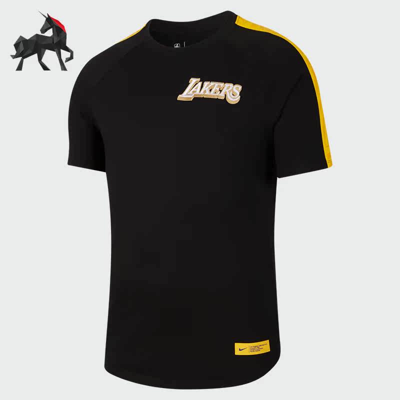 Nike/耐克正品洛杉矶湖人队COURTSIDE CE  男子运动T恤 BV9125