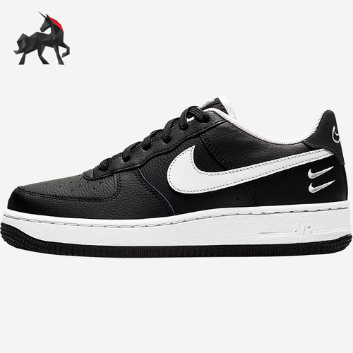 Nike/耐克正品 Air Force 1 HO20空军一号女子大童双钩板鞋DH2947