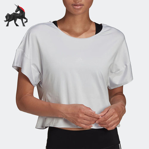 阿迪达斯正品女子运动短袖