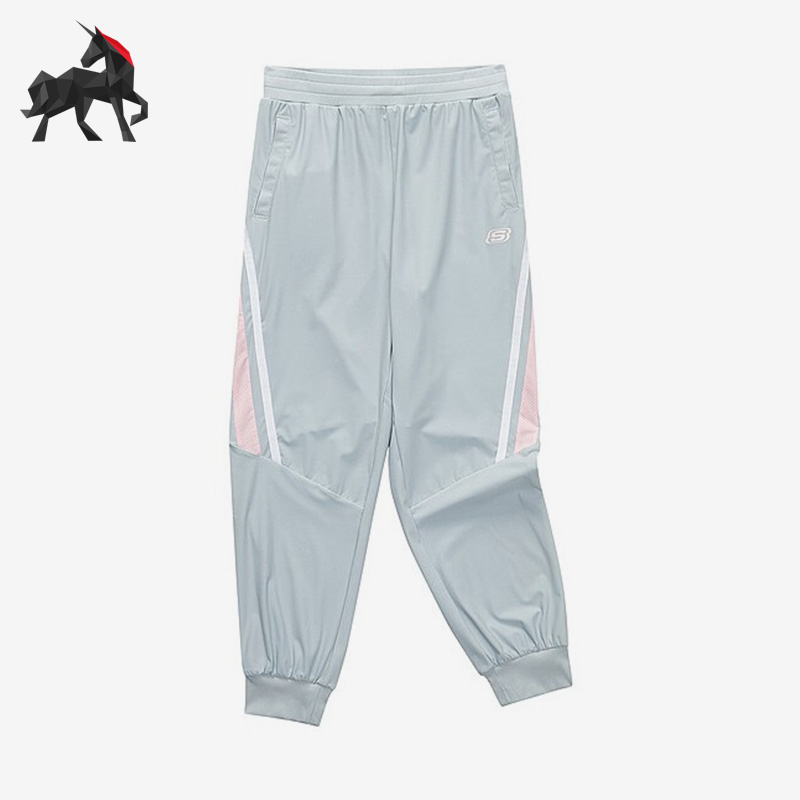 斯凯奇春季儿童运动休闲束脚长裤