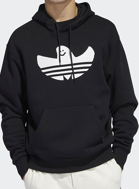 Adidas/阿迪达斯正品三叶草新款男子休闲套头衫卫衣 GJ0843