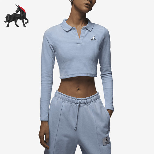 Nike/耐克正品Air Jordan女子休闲运动灯芯绒上衣T恤DV1401-411