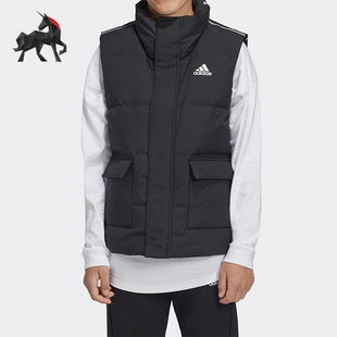 Adidas 秋儿童休闲舒适运动羽绒马甲GG3722 阿迪达斯正品