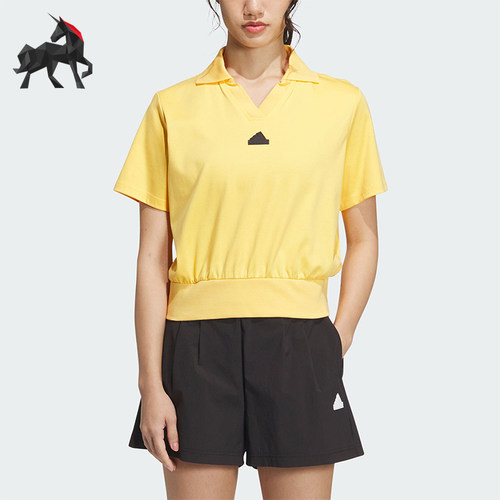 阿迪达斯女士凉感短袖POLO衫