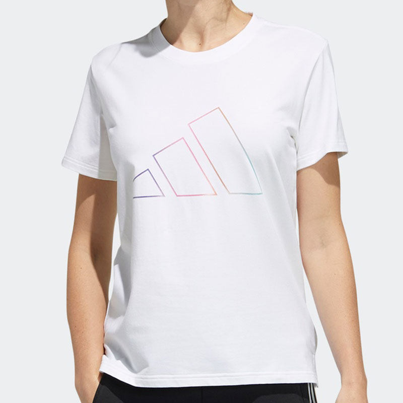 Adidas/阿迪达斯正品夏季短袖T恤圆领女子运动服 GP0673