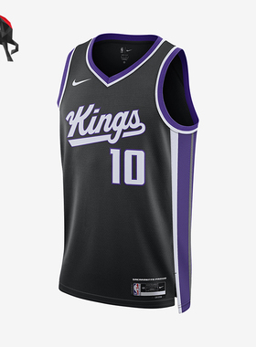 Nike/耐克正品萨克拉门托国王队男士篮球球衣DX8621-011