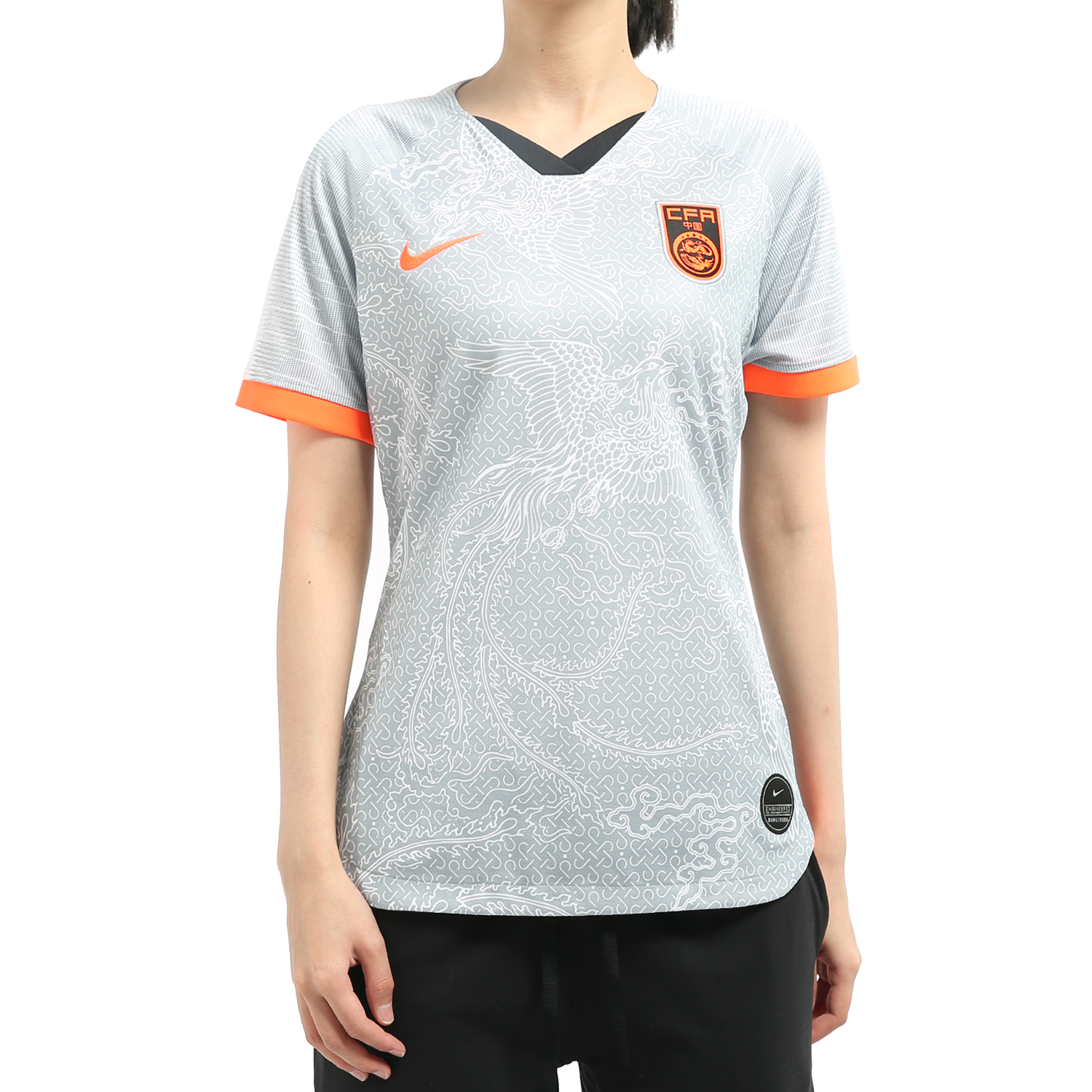 耐克女圆领休闲足球迷运动T恤