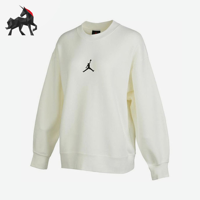 耐克正品女子圆领加绒套头卫衣