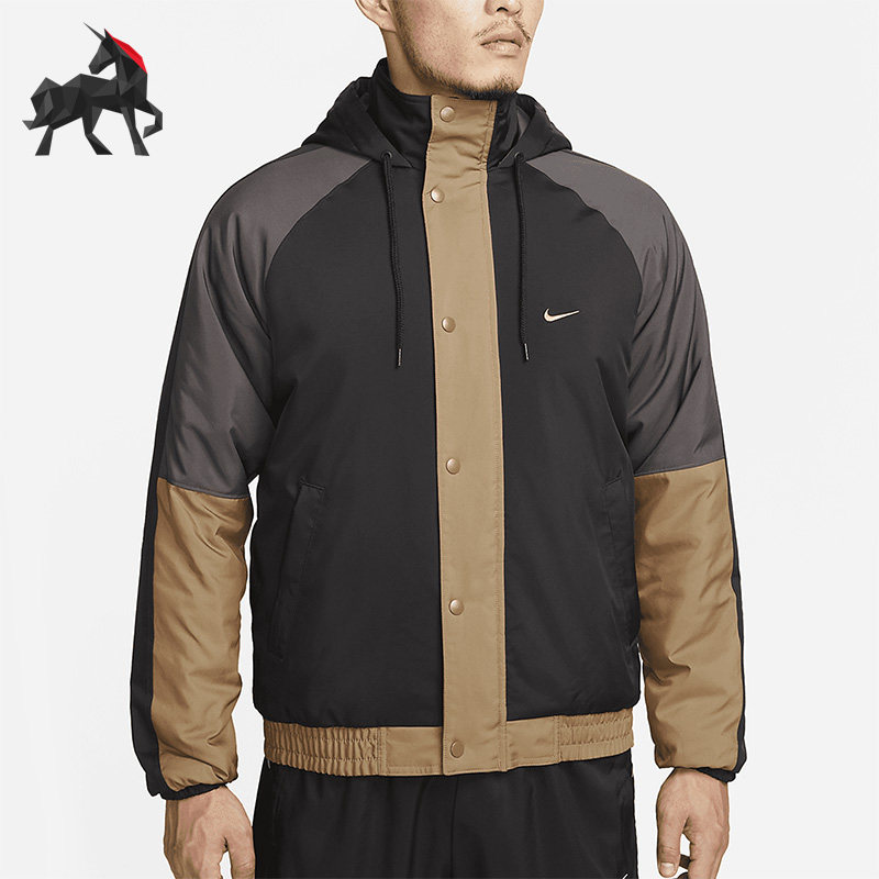 Nike/耐克正品男子运动休闲保暖加厚连帽棉服DQ6199-010