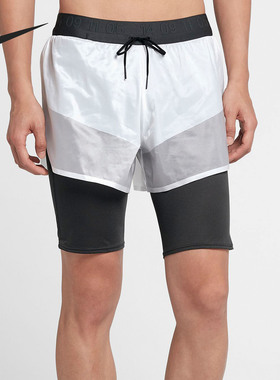 Nike/耐克正品 夏季TECH2-IN-1 男子运动跑步短裤 AQ6444