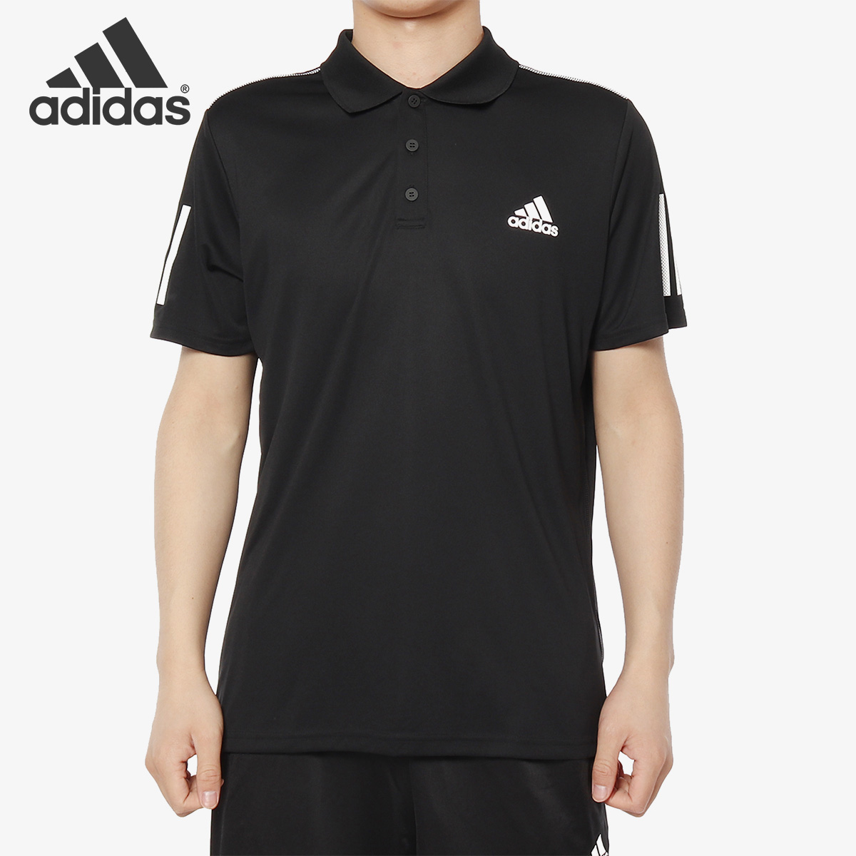Adidas/阿迪达斯夏季男子网球短袖运动POLO衫 DU0848