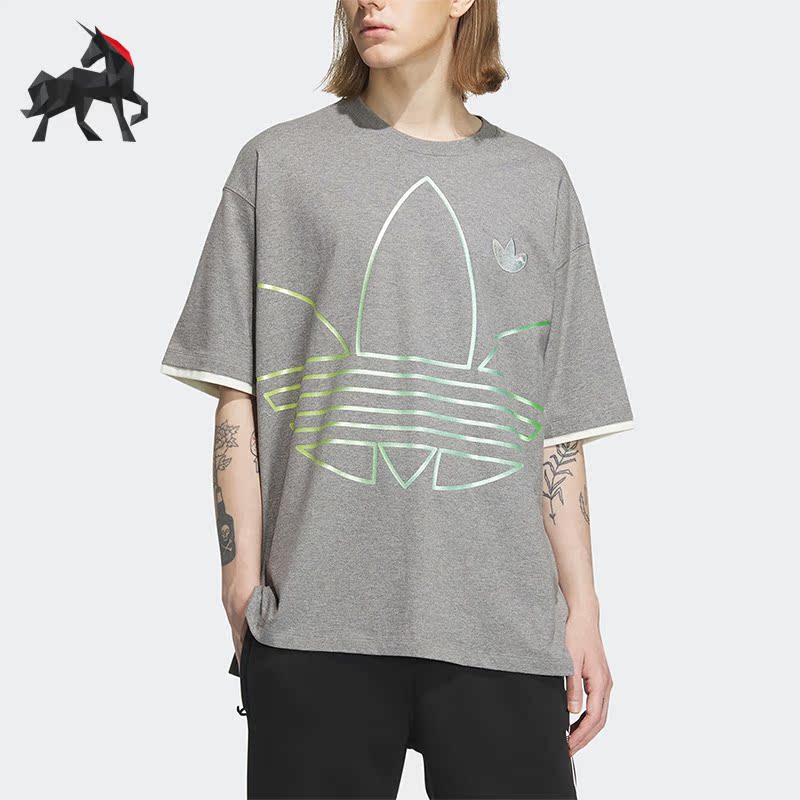 Adidas/阿迪达斯男子运动短袖