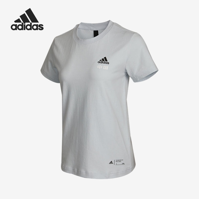Adidas/阿迪达斯正品年女子夏季短袖休闲运动T恤 HA3653