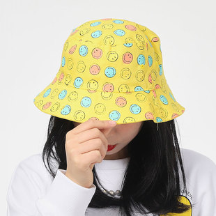 Adidas/阿迪达斯正品夏户外休闲笑脸男女渔夫帽 HA4667