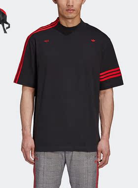 Adidas/阿迪达斯正品三叶草424 R.Y.V. Tee男子运动T恤FS6236
