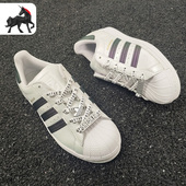 Adidas FV3396 女子低帮休闲板鞋 阿迪达斯正品 三叶草夏季