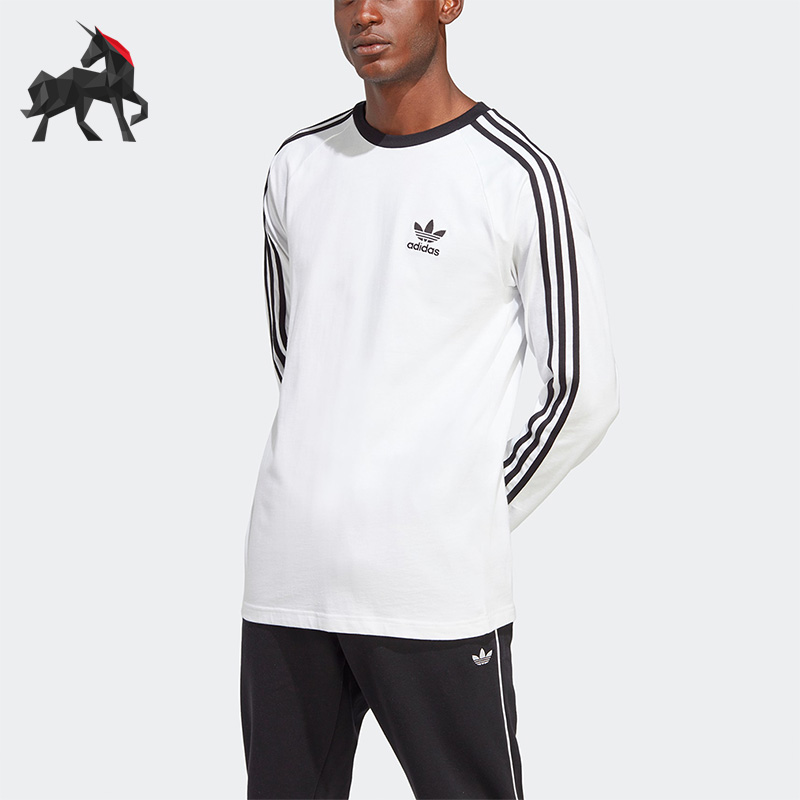 阿迪达斯男子运动长袖T恤
