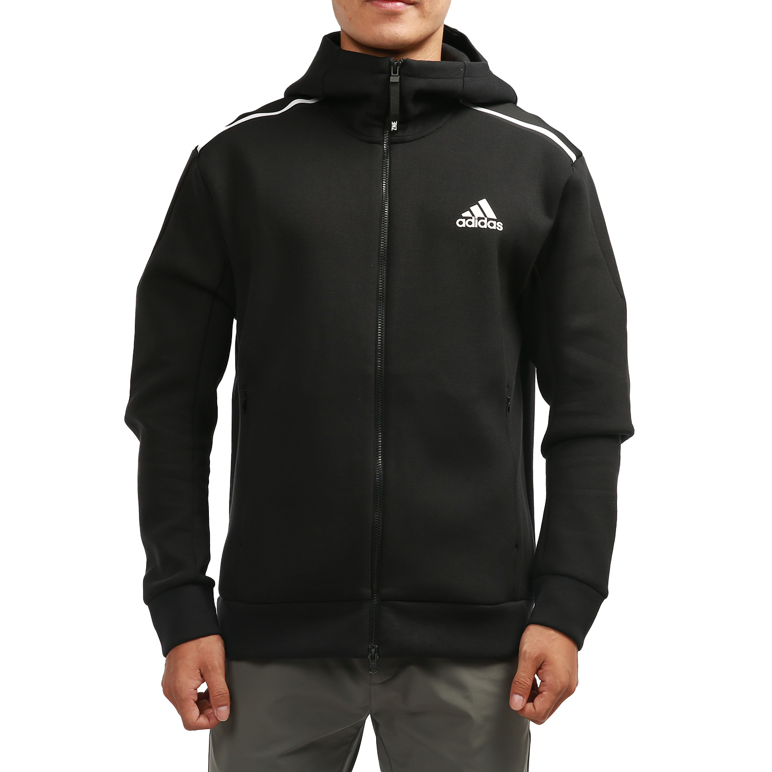 Adidas/阿迪达斯正品秋季男子运动休闲连帽外套 GT9780